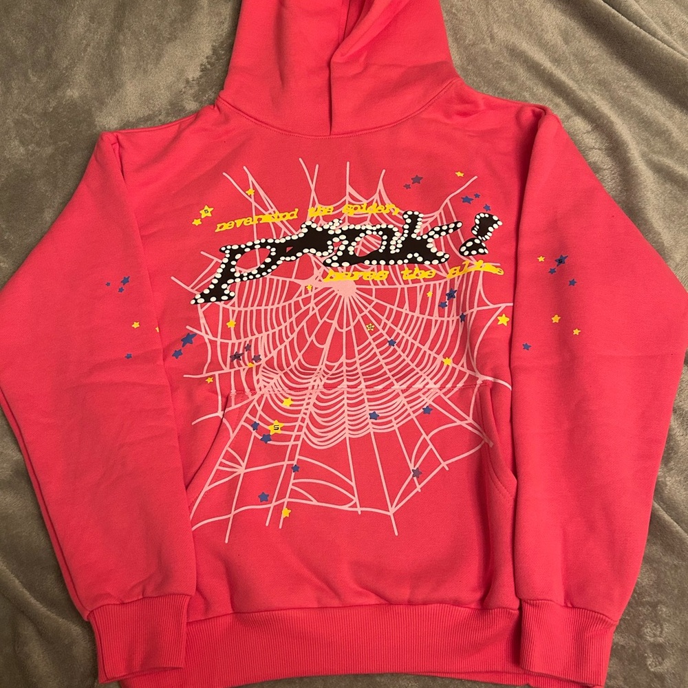 Red Graphic Kids Hoodie